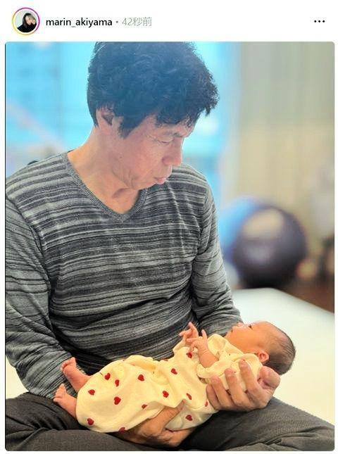 　秋山真凜のインスタグラム（ｍａｒｉｎ＿ａｋｉｙａｍａ）より 