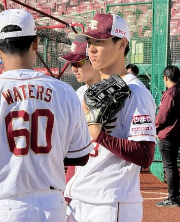 　秋季練習に参加した辰己