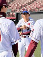 　秋季練習に参加した宗山