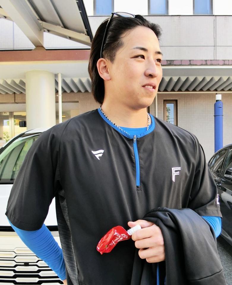 　若手対象の練習に参加した細野