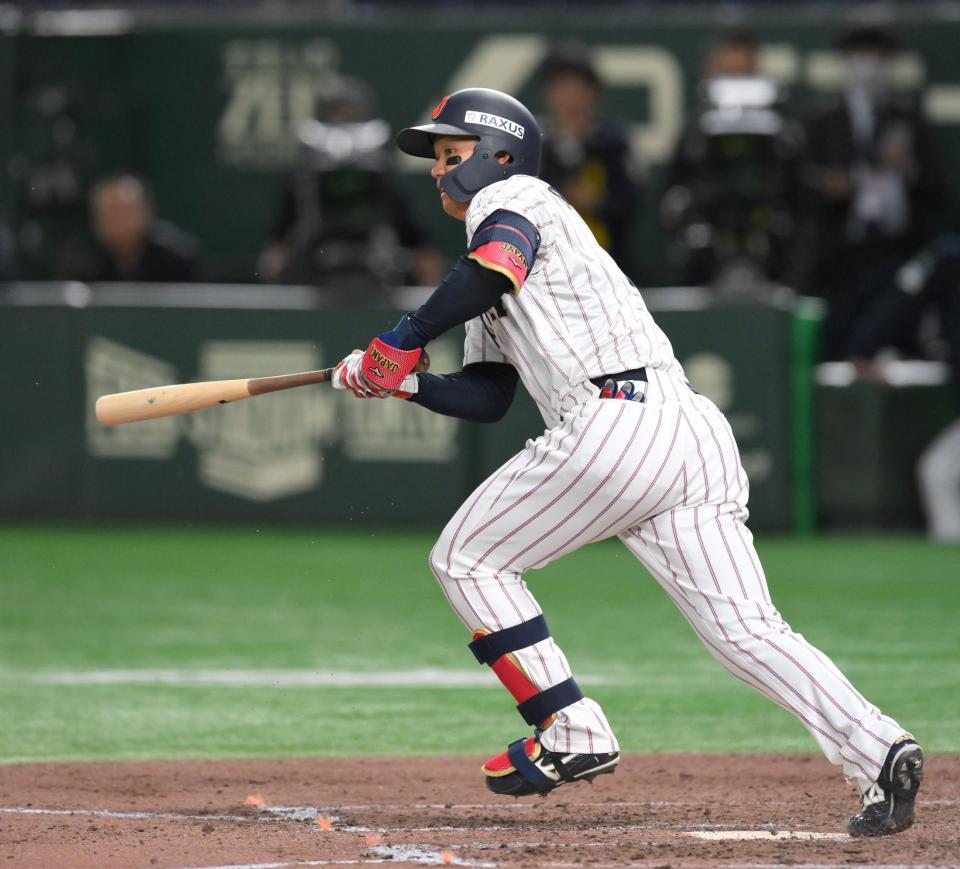 　７回、三ゴロに倒れる森下（撮影・伊藤笙子）