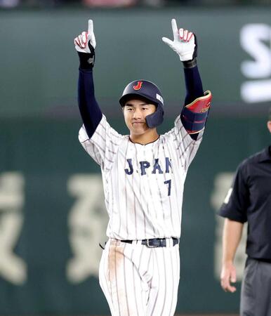 侍・西川＆佐々木　青学大ドラ１コンビで韓倒　ハツラツ２打点競演！合わせて３安打６出塁