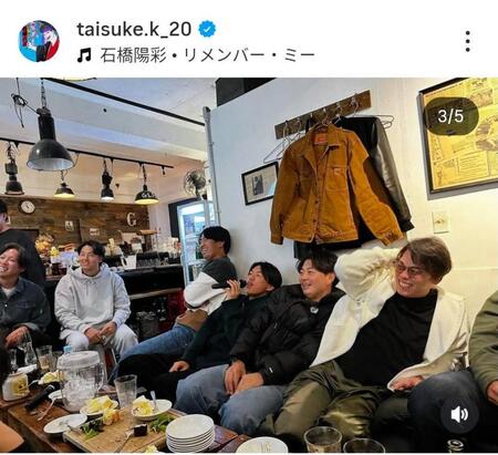 近藤大亮氏のインスタグラム（＠ｔａｉｓｕｋｅ．ｋ＿２０）から