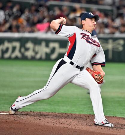 　４回途中から登板した趙丙炫