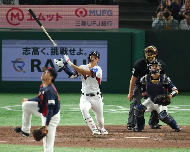 侍ジャパン 大勢がまさか…九回2死から同点ソロを被弾 マウンドで