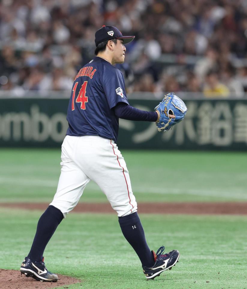 　６回に登板した隅田（撮影・佐々木彰尚）