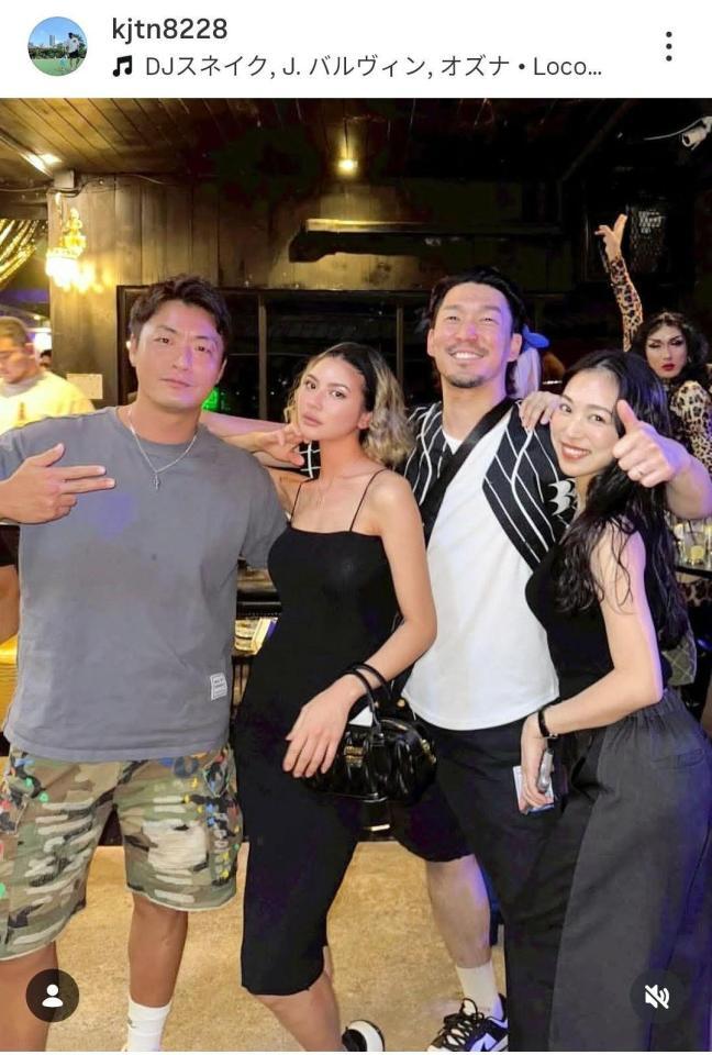 　梶谷隆幸氏のインスタグラム（＠ｋｊｔｎ８２２８）から