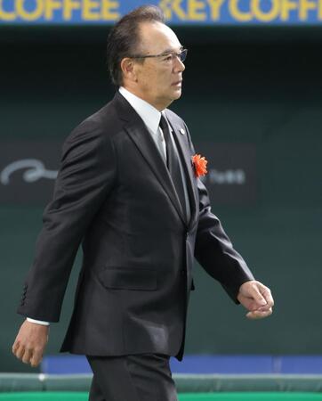 　参列した阪神・和田豊コーチ（撮影・西岡正）