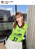 　大西真帆のインスタグラム（＠ｏｎｉｓｈｉ＿ｍａｈｏ）から