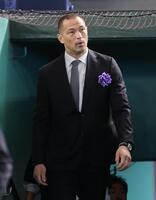 　参列した室伏広治氏（撮影・西岡正）