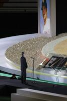 　長嶋茂雄さんのお別れの会で言葉を述べる北大路欣也