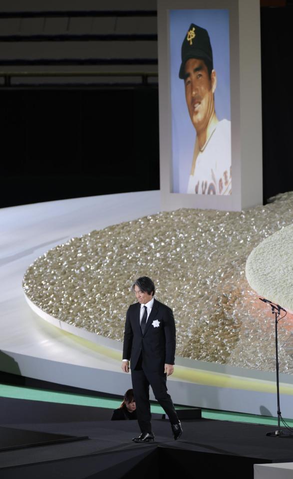 　長嶋茂雄さんのお別れの会で言葉を述べた松井秀喜氏