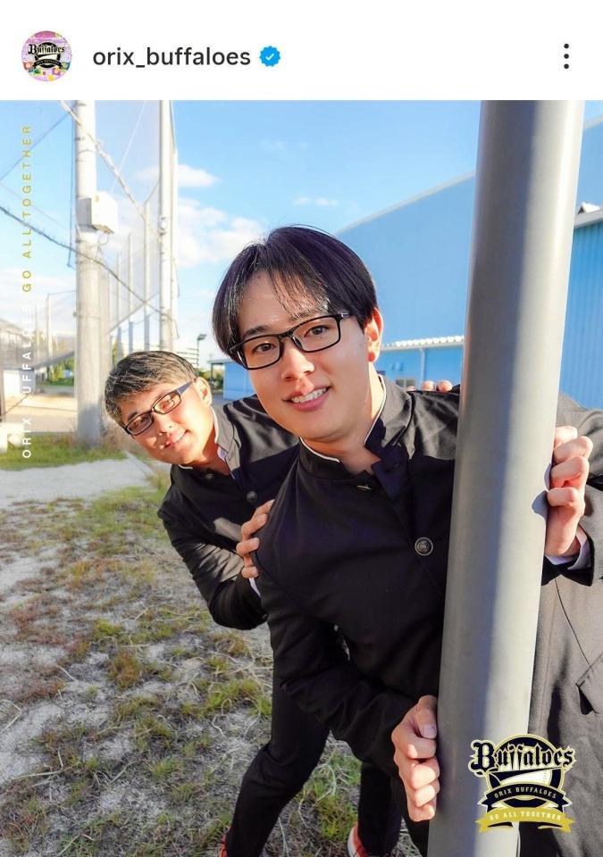 　オリックスのインスタグラム（＠ｏｒｉｘ＿ｂｕｆｆａｌｏｅｓ）から