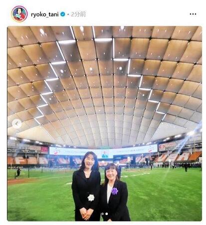 　谷亮子さんのインスタグラム（ｒｙｏｋｏ＿ｔａｎｉ）より 