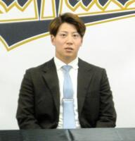 　契約更改交渉に臨んだ来田