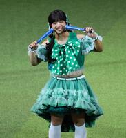 　清宮フレンズとして登場した「タクコ」（撮影・中島達哉）