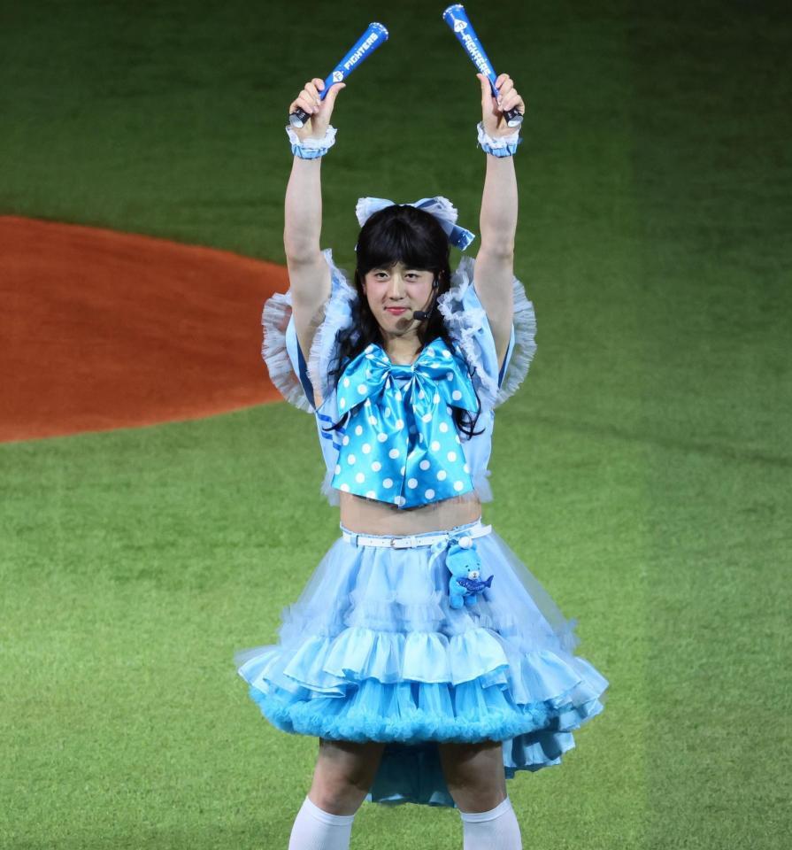 　清宮フレンズとして登場した「コウコ」（撮影・中島達哉）