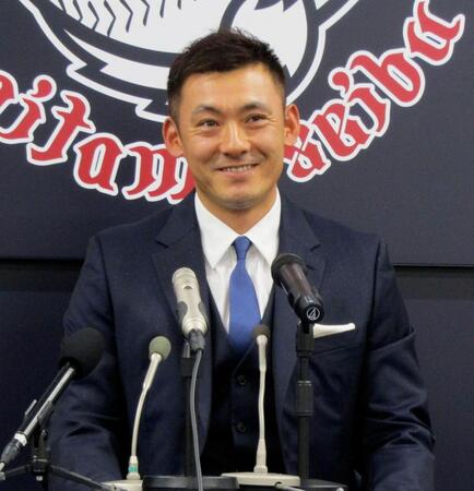 　来季限りでの現役引退を表明する西武の栗山