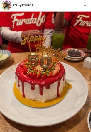 古田敦也氏インスタグラム（ａｔｓｕｙａｆｕｒｕｔａ）より