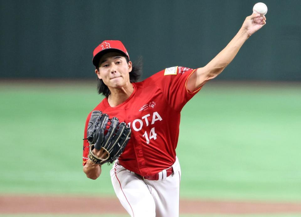 　ヤクルトのドラフト４位・増居翔太