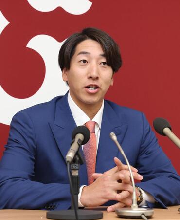 　契約を更改した大勢（撮影・佐々木彰尚）