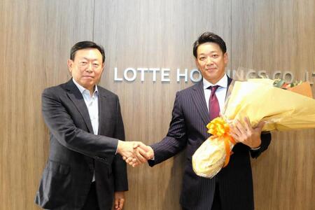 ロッテ　サブロー監督が重光オーナーに就任挨拶「強くてファンの人が見ていて楽しいと思ってくれるチームを作っていきたい」