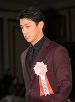 　入場する辰己（撮影・堀内翔）