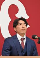 　微増で契約を更改した増田大（撮影・持木克友）