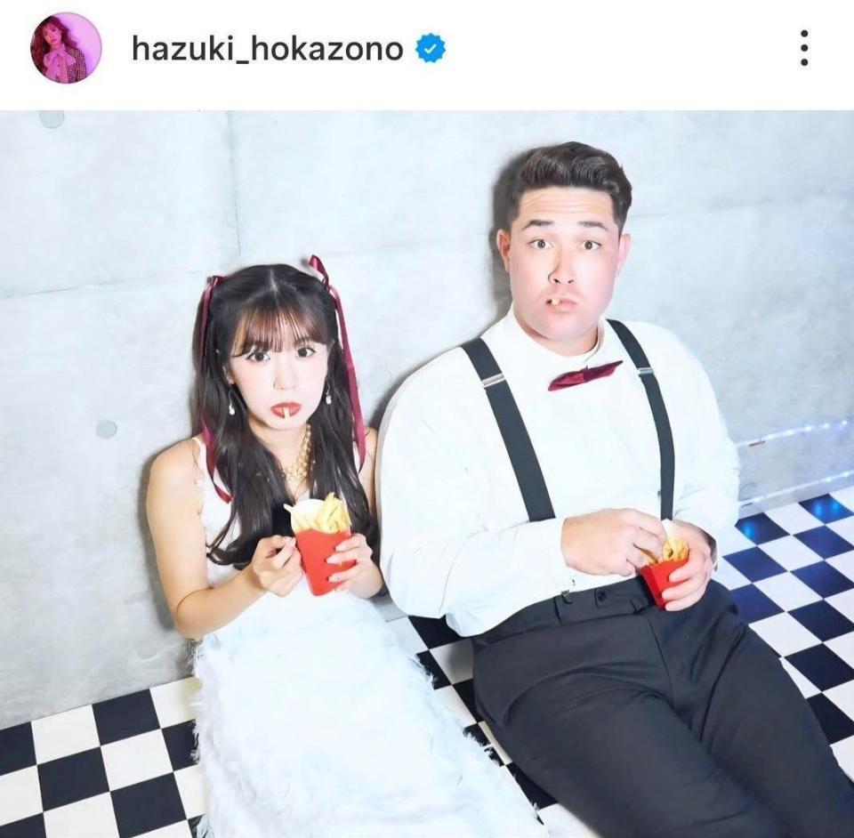 外薗葉月のインスタグラム（＠ｈａｚｕｋｉ＿ｈｏｋａｚｏｎｏ）