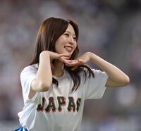 　ファイターズガール時代の塩澤みさき（２４年撮影）