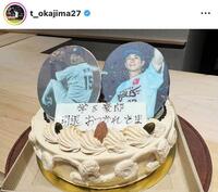 岡島豪郎氏のインスタグラム（＠ｔ＿ｏｋａｊｉｍａ２７）から