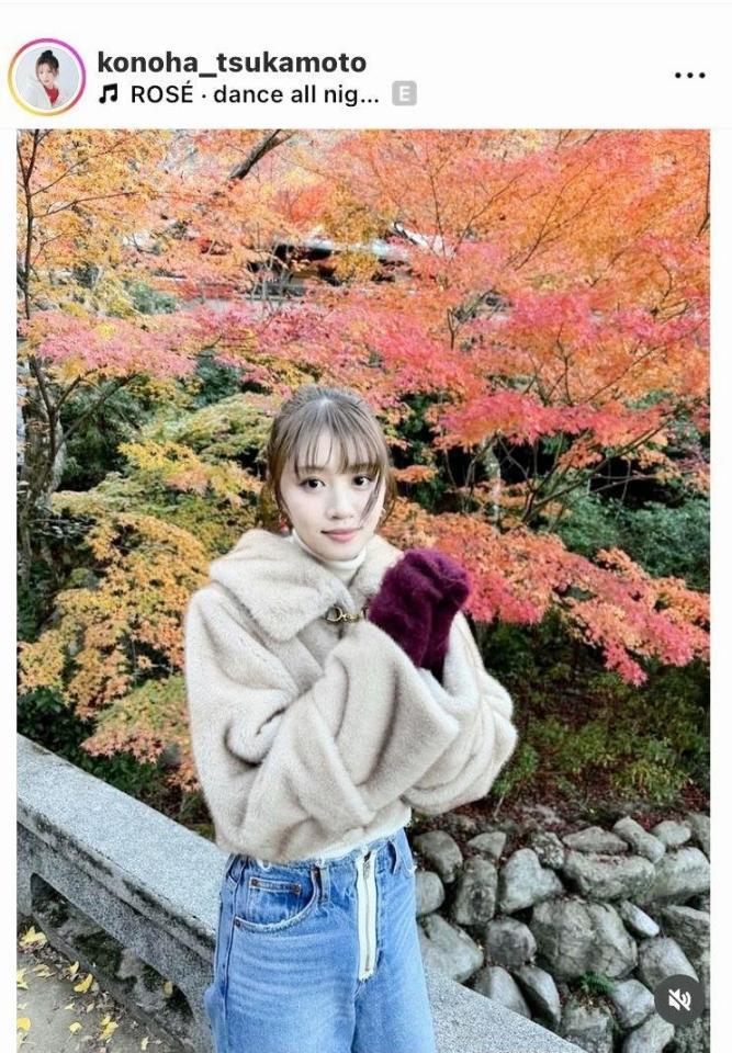 　塚本恋乃葉のインスタグラム（＠ｋｏｎｏｈａ＿ｔｓｕｋａｍｏｔｏ）から