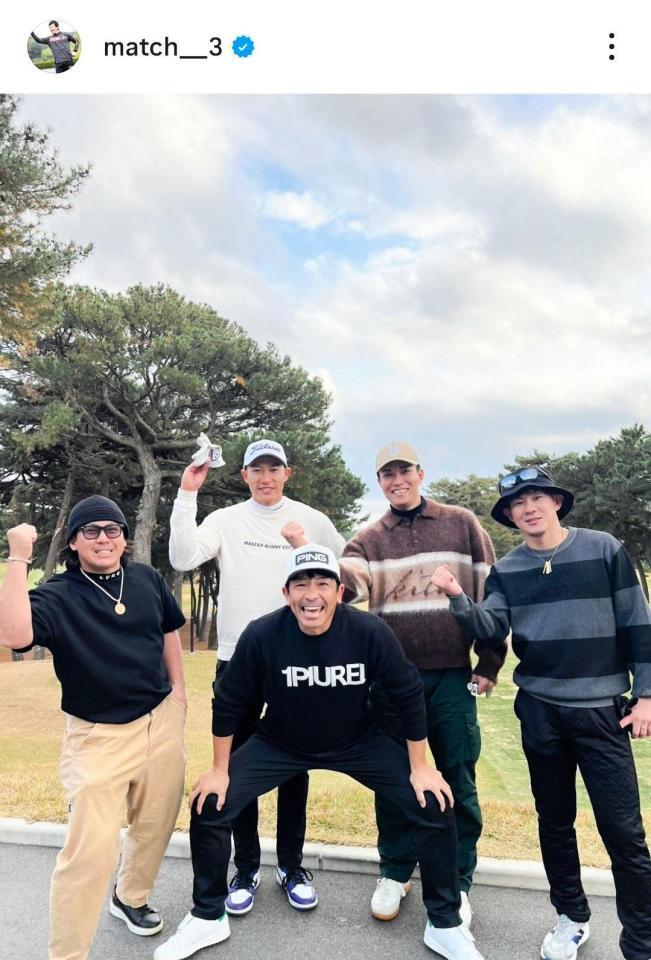 　松田宣浩氏のインスタグラム（＠ｍａｔｃｈ＿３）から