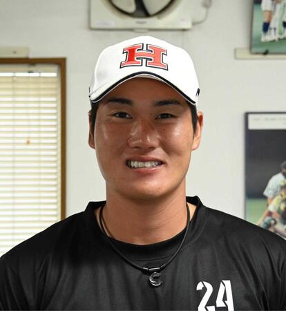 ロッテ ドラ7・田中大聖が仮契約 MAX161キロ右腕、目標は大谷、朗希超え「日本人最速の165キロ」