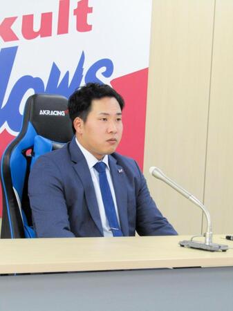 　契約更改交渉に臨んだ荘司