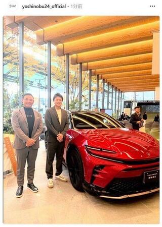 　高橋由伸氏のインスタグラム（ｙｏｓｈｉｎｏｂｕ２４＿ｏｆｆｉｃｉａｌ）より