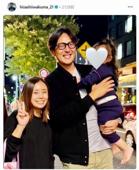 　岩隈久志氏のインスタグラム（ｈｉｓａｓｈｉｉｗａｋｕｍａ＿２１）より 