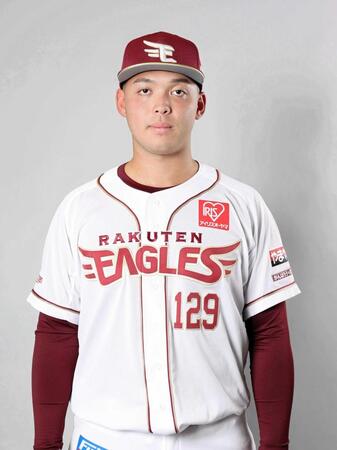 　育成２位で入団した大坪梓恩外野手（楽天野球団提供）