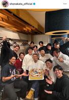 中田翔氏インスタグラム（ｓｈｏｎａｋａｔａ＿ｏｆｆｉｃｉａｌ）より