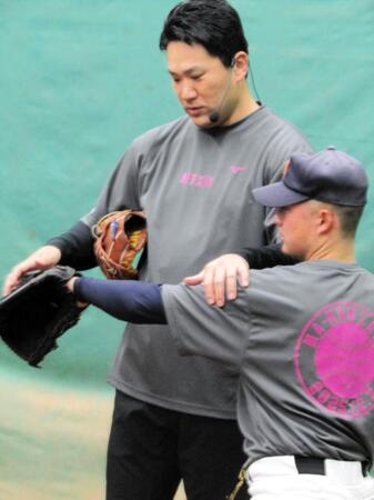 　「マー君ラボ２０２５」に参加し中学生に熱血指導を行う田中将