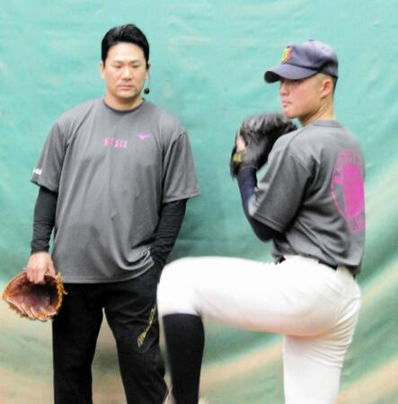 　「マー君ラボ２０２５」に参加し中学生に熱血指導を行う田中将