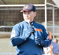 　野球教室の特別講師を務めた侍ジャパン・井端監督