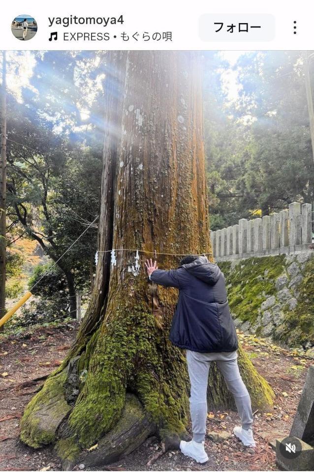 八木智哉氏のインスタグラム（＠ｙａｇｉｔｏｍｏｙａ４）から