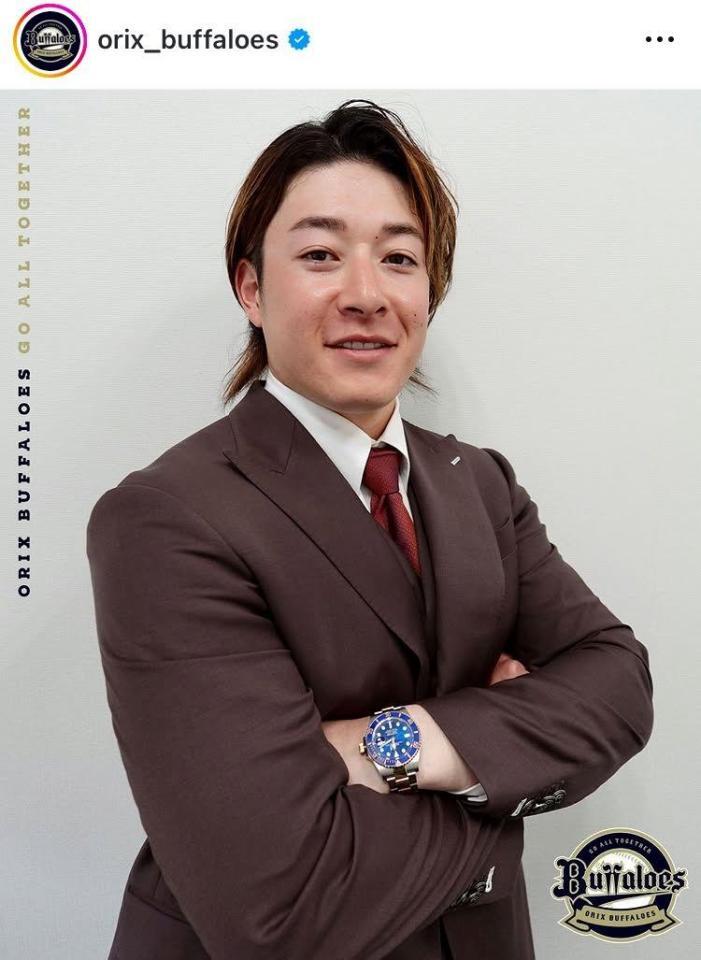 　オリックス公式インスタグラム（ｏｒｉｘ＿ｂｕｆｆａｌｏｅｓ）より