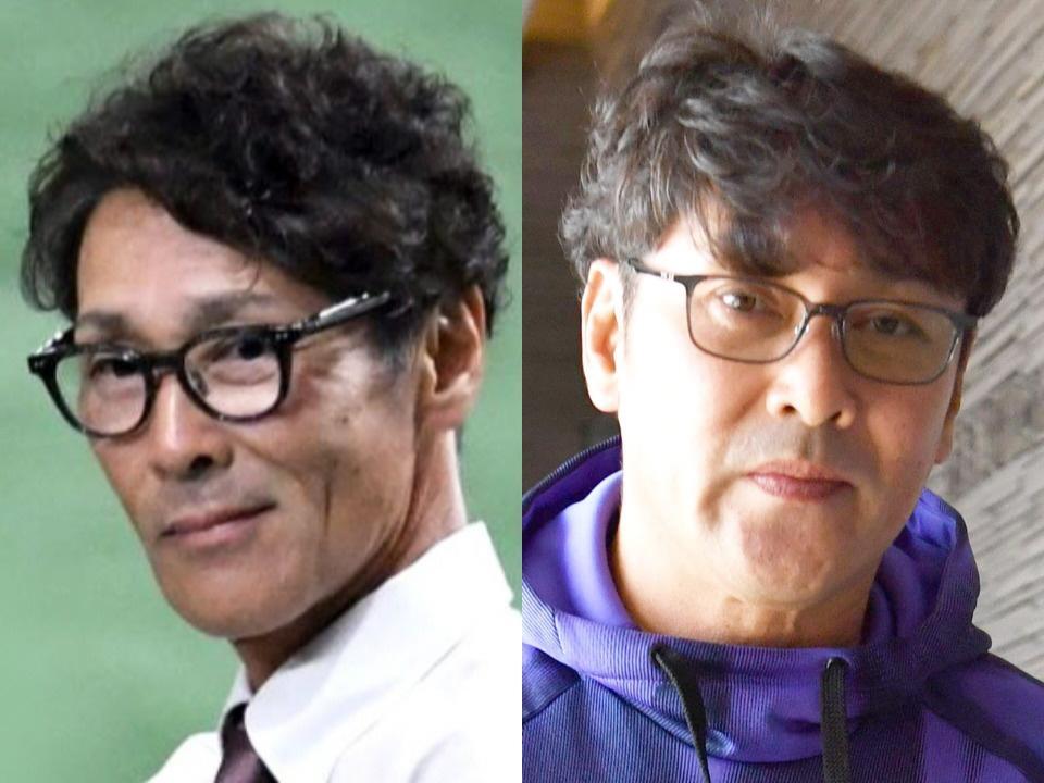 　元木大介氏のビフォーアフター、２０２５年（左）と２０２０年