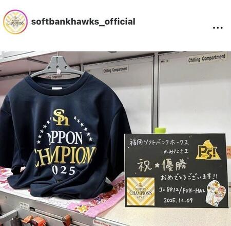 ソフトバンクの公式インスタグラム（＠ｓｏｆｔｂａｎｋｈａｗｋｓ＿ｏｆｆｉｃｉａｌ）から