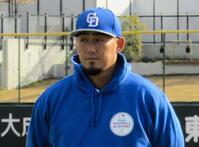 　６日の「サンリオベースボールアカデミー　ｉｎ　ジャイアンツタウンスタジアム」に参加した中田翔氏