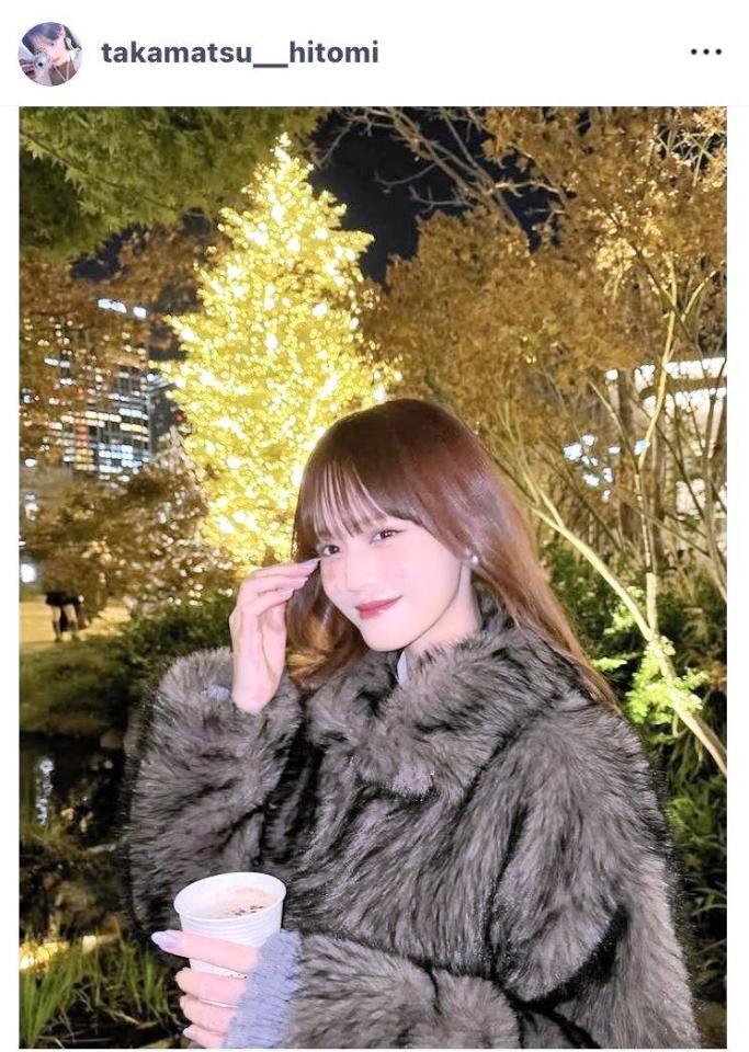 　高松瞳のインスタグラム（＠ｔａｋａｍａｔｓｕ＿ｈｉｔｏｍｉ）から