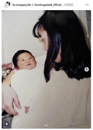 　緒方耕一氏のインスタグラム（ｋｏｉｃｈｉｏｇａｔａ４４＿ｏｆｆｉｃｉａｌ）より