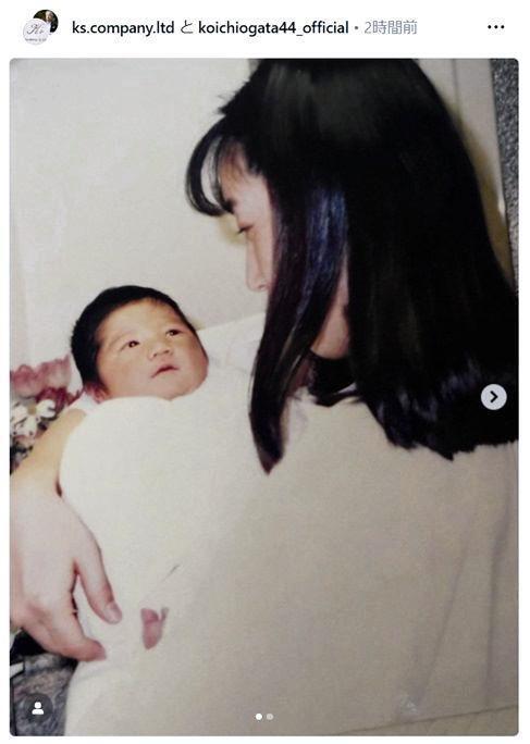 　緒方耕一氏のインスタグラム（ｋｏｉｃｈｉｏｇａｔａ４４＿ｏｆｆｉｃｉａｌ）より